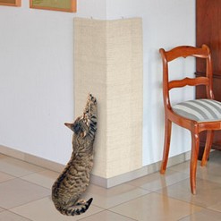 Hoekkrabplank sisal beige