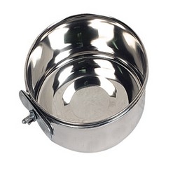 Knaagdierpot inox met moer L