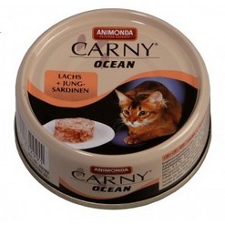 Carny ocean zalm-sardines 80g.